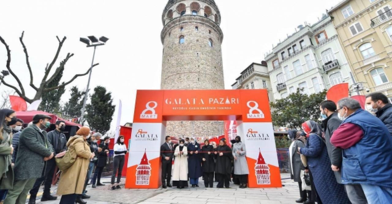 Galata çiçek gibi oldu