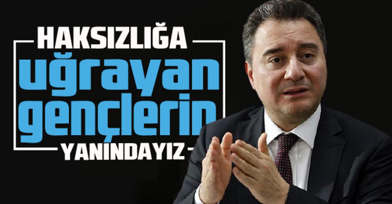 Ali Babacan: Yeni anayasa diyorlar ama içi boş