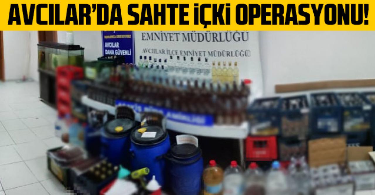 Avcılar’da villaya sahte içki operasyonu kamerada