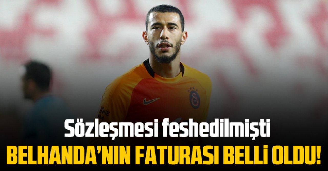 Younes Belhanda'nın Galatasaray'a son faturası 335 bin euro!