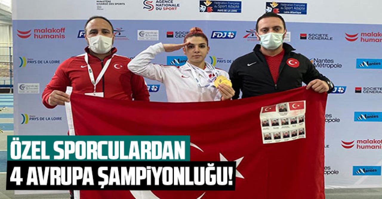 Özel sporculardan 4 Avrupa şampiyonluğu