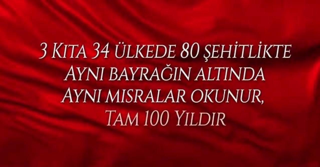 İletişim Başkanlığı İstiklal Marşı'nın 100. yılına özel klip hazırladı