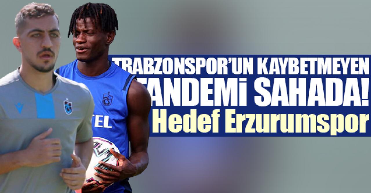 Trabzonspor'un kaybetmeyen tandemi yarın sahada!