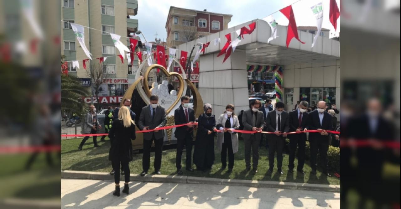 Bahçelievler Devlet Hastanesi'nde Sağlık Çalışanlarına Vefa Anıtı'nın açılışı yapıldı