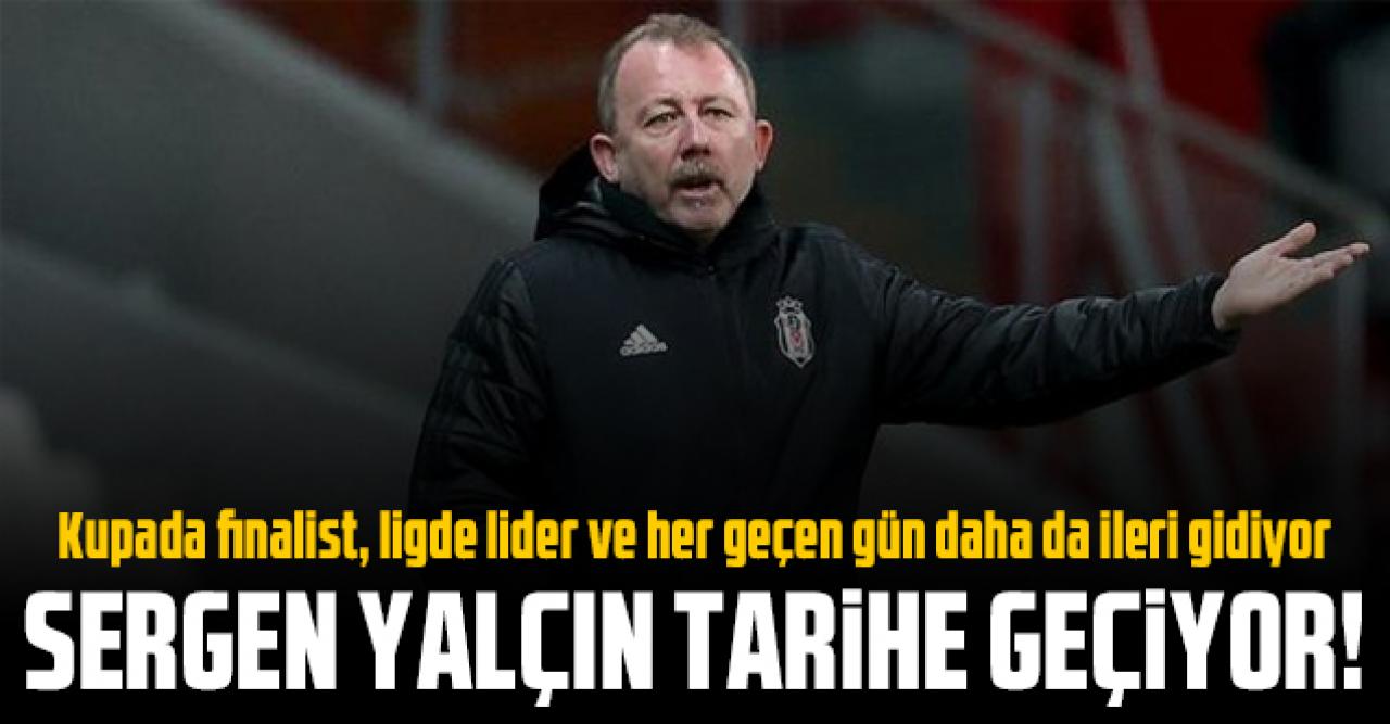 Beşiktaş'ta Sergen Yalçın tarihe geçiyor!