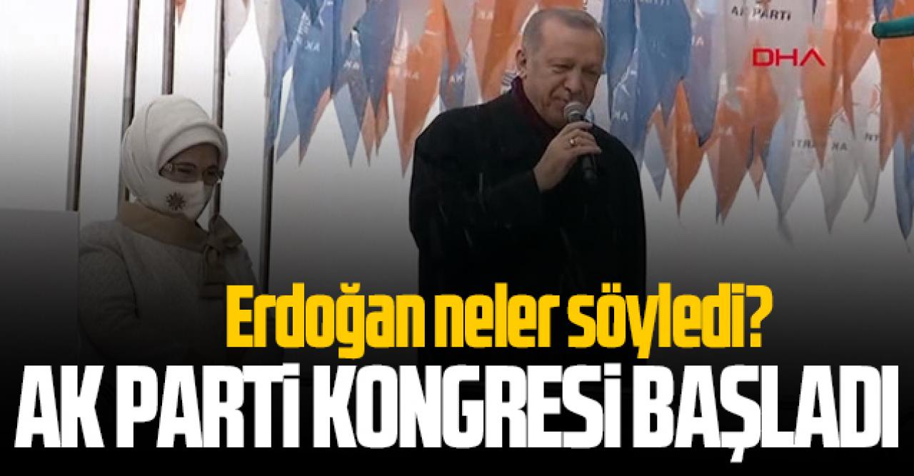 AK Parti 7. Olağan Kongresi'nde neler yaşanıyor? Cumhurbaşkanı Erdoğan'ın sözleri...