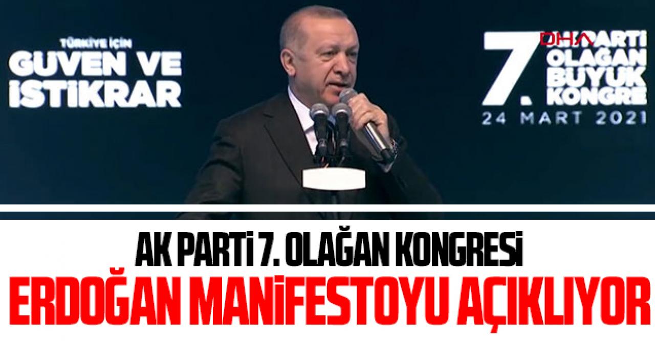 Erdoğan Ak Parti'nin manifestosunu açıklıyor