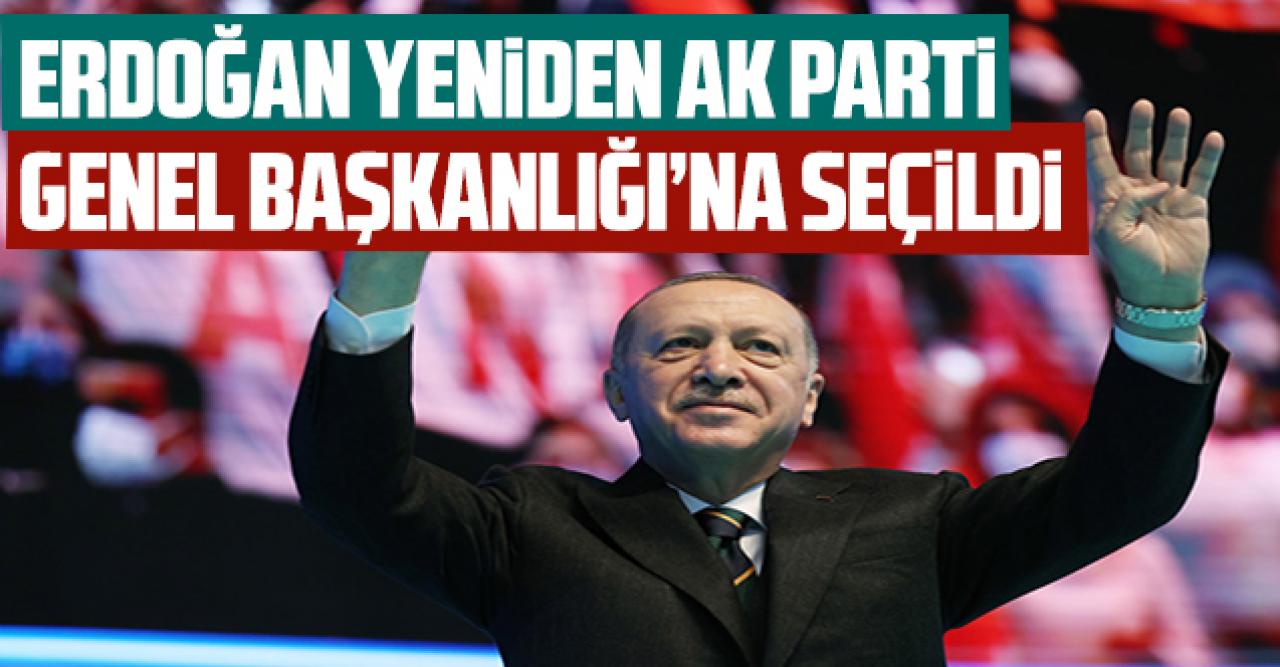 Erdoğan 1428 delegenin oyuyla yeniden AK Parti Genel Başkanı oldu