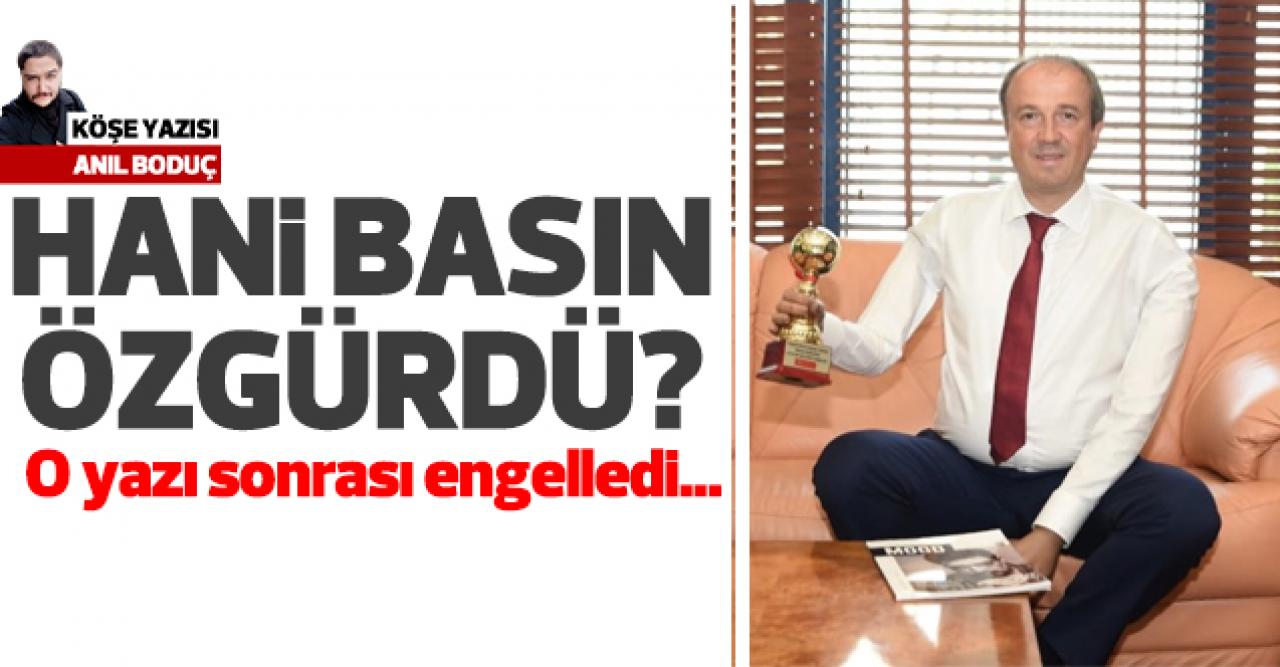 Anıl Boduç yazdı | Whatsapp'tn engelleyen belediye başkanı: Turan Hançerli bunu yaptı!