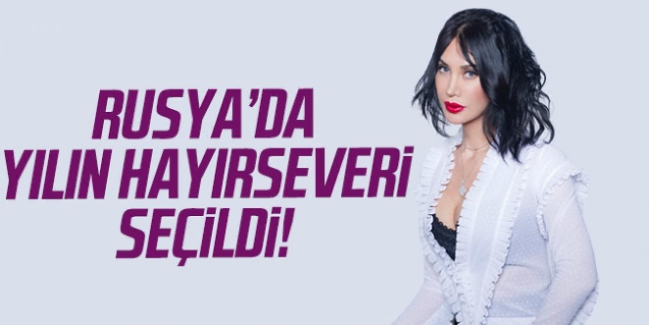 Rusya'dan Demet Öger'e yılın hayırseveri ödülü!