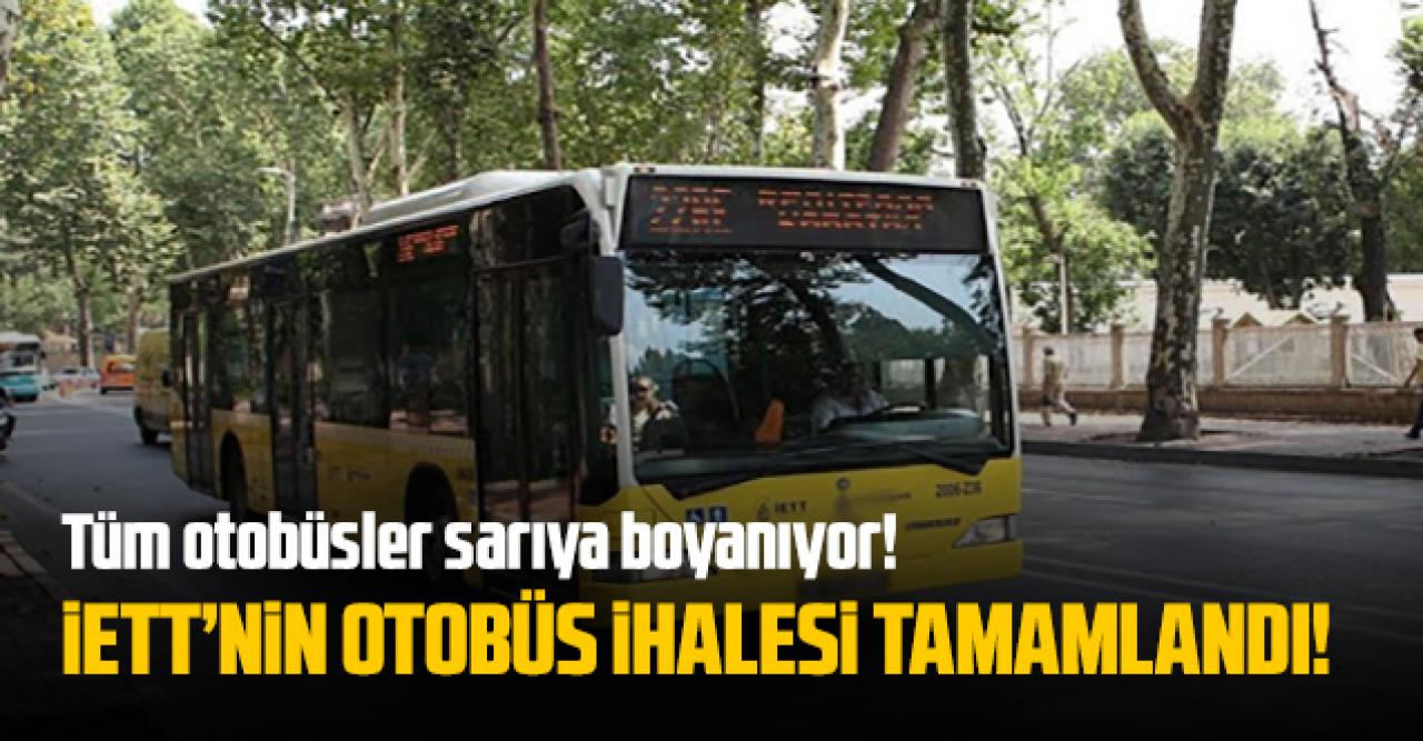 İETT'nin otobüs ihalesi sonuçlandı