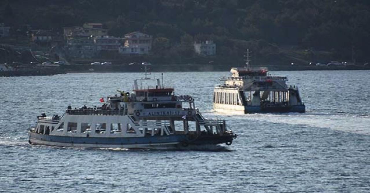 Beklenen fırtına nedeniyle feribot seferleri iptal edildi