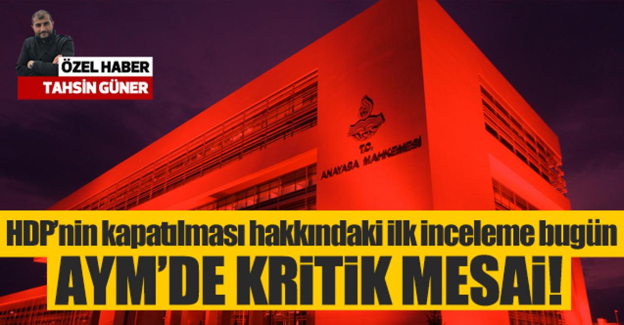 AYM'de kritik mesai!