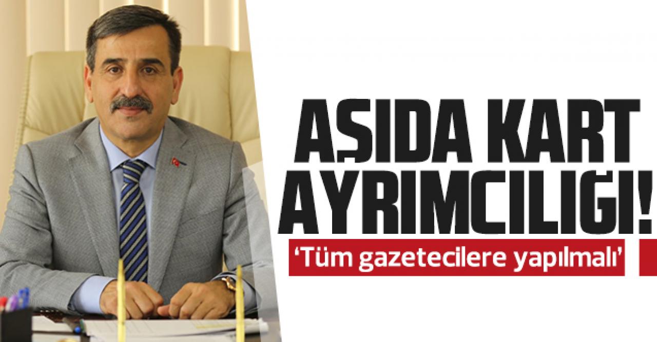 Gazetecilere aşı ayrımcılığı