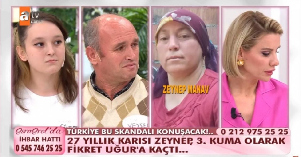 Esra Erol'da Zeynep Manav kimdir? Evli olan Fikret Uğur'a 3. kuması olarak kaçtı!