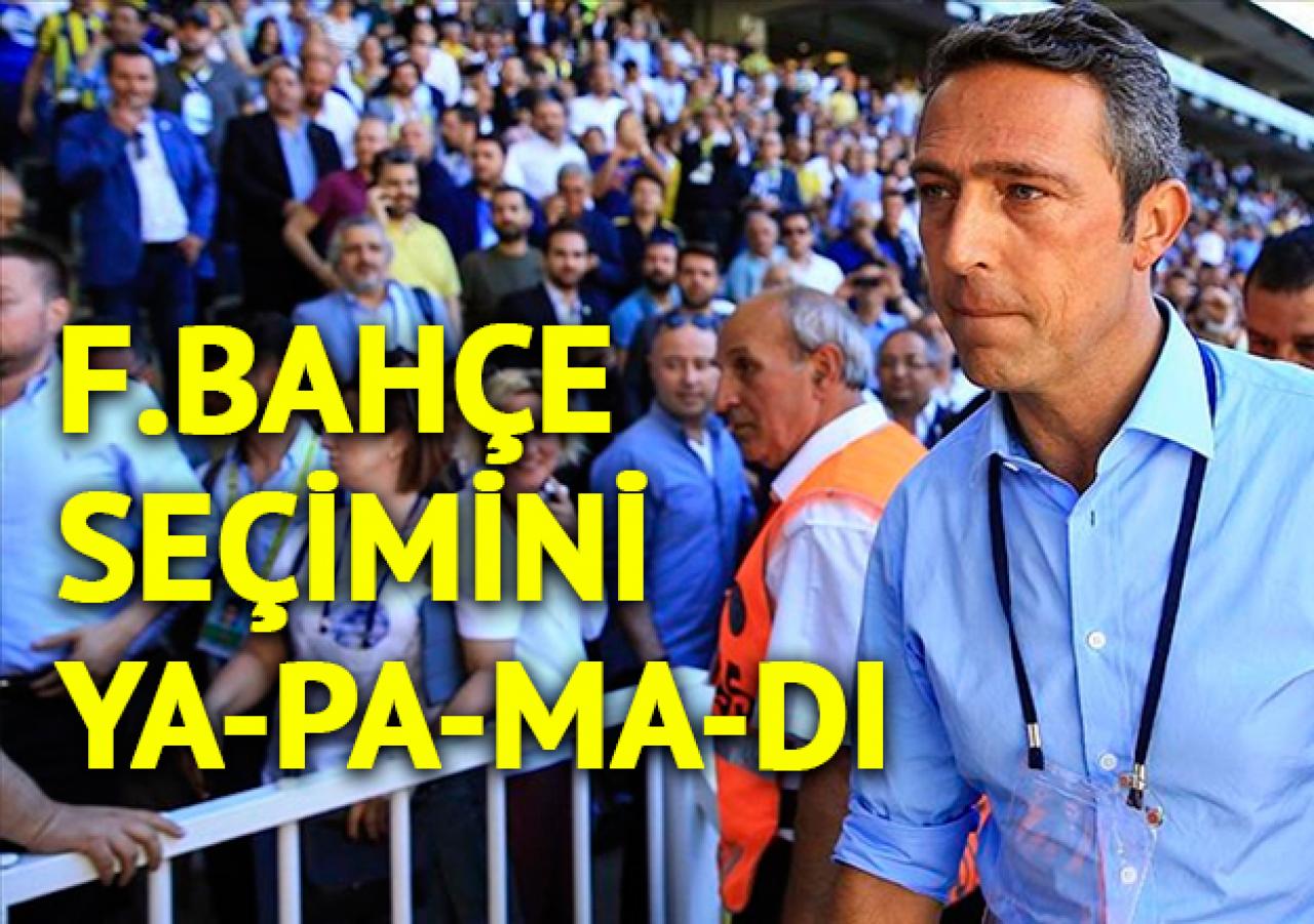 Fenerbahçe Cumhuriyeti seçimini ya-pa-ma-dı...