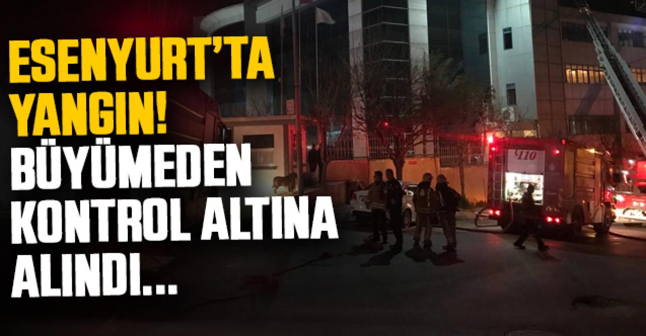 Esenyurt'ta yangın! Büyümeden kontrol altına alındı