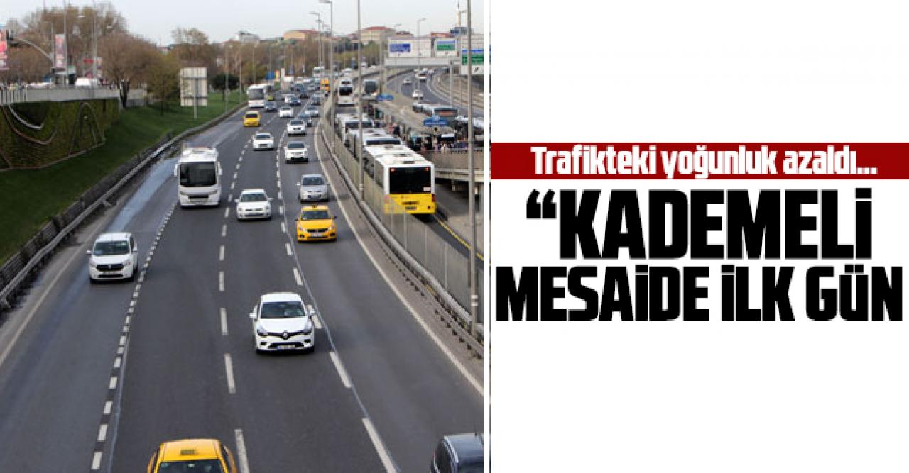 Kademeli mesai trafiği azalttı