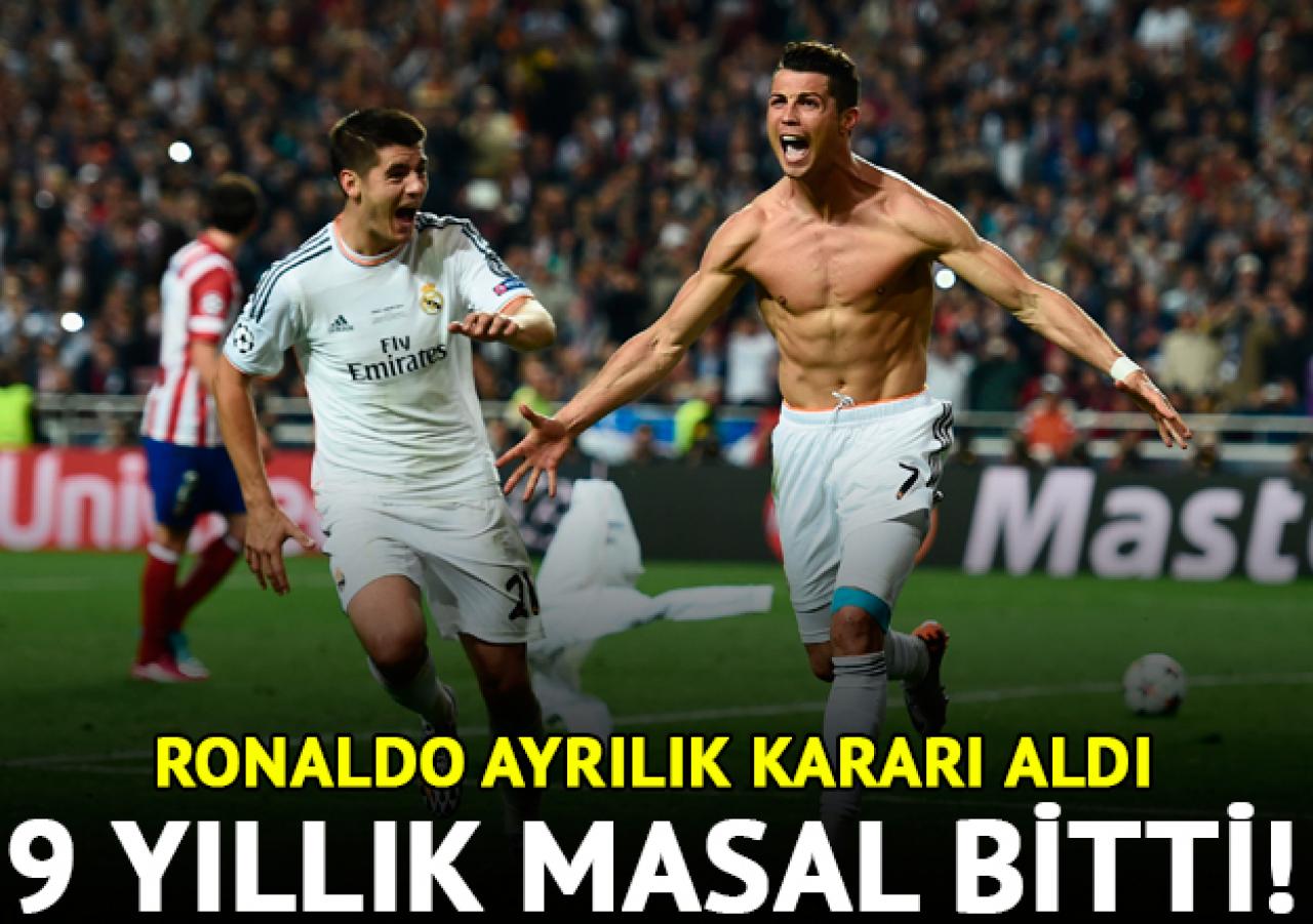 Ronaldo Real Madrid'den ayrılıyor!