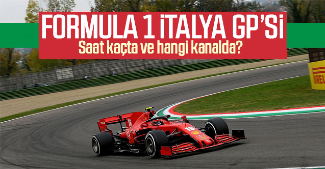 2021 (F1) İtalya Grand Prix'i (yarışı), antrenman ve sıralama turları saat kaçta ve hangi kanalda?