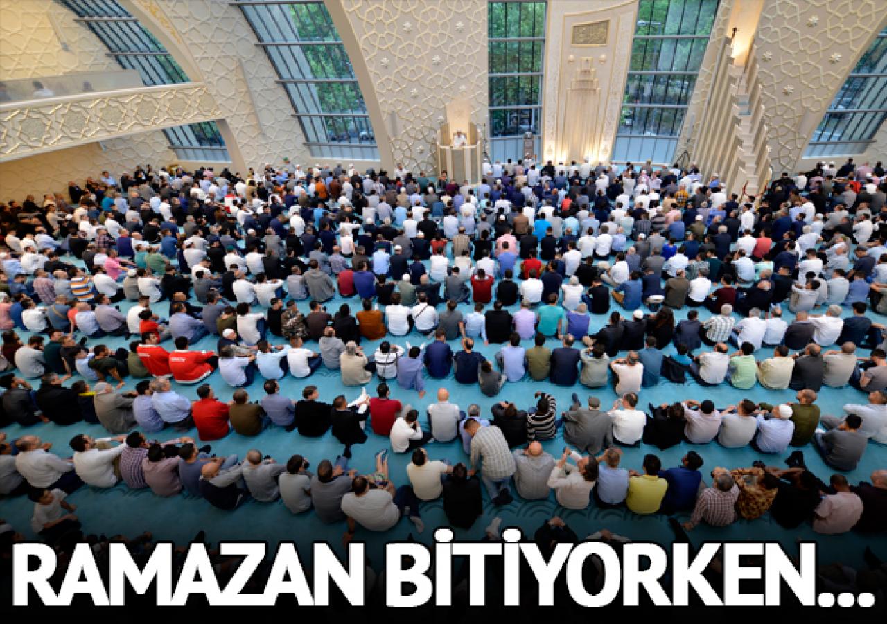 Ramazan bitiyorken