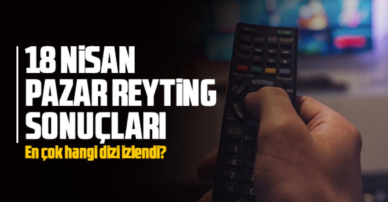 18 Nisan 2021 Pazar Reyting Sonuçları | Teşkilat, Survivor, Hercai ve Kefaret