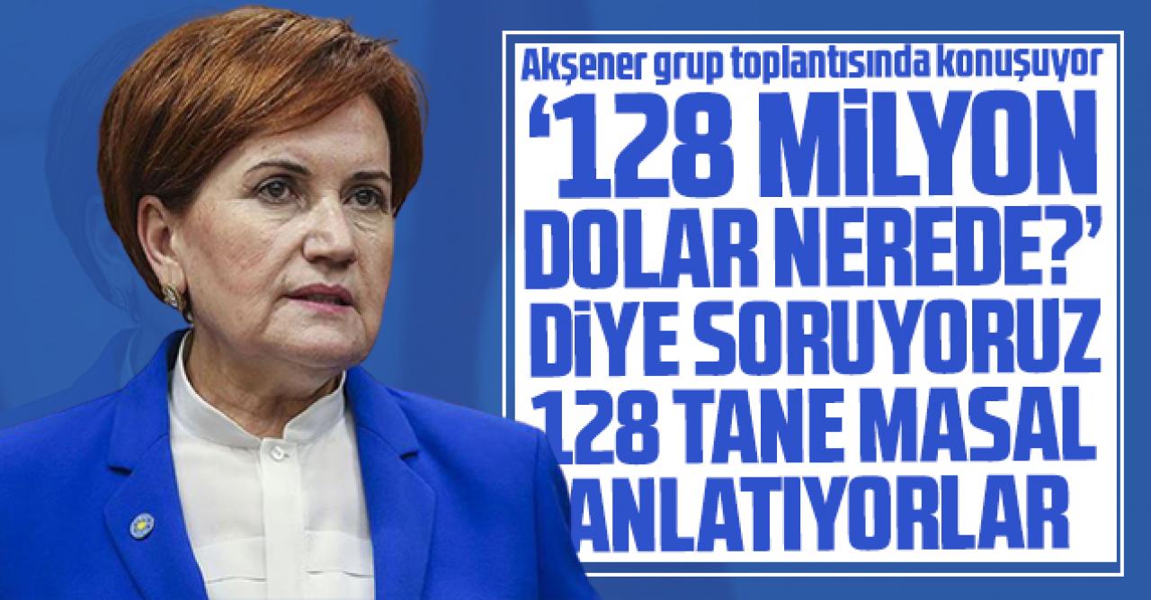 Meral Akşener: 128 milyar dolar nerede diye soruyoruz 128 masal anlatıyorlar