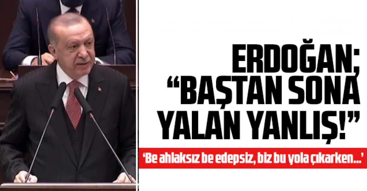 Cumhurbaşkanı Erdoğan'dan Kılıçdaroğlu'na; "Kürsüden atıp tutuyor!"