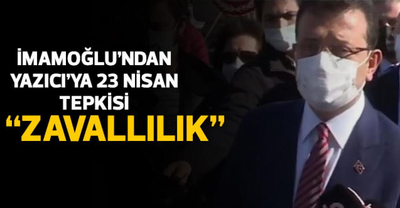 Ekrem İmamoğlu'ndan İl Milli Eğitim Müdürü Levent Yazıcı'ya tepki: Zavallılık