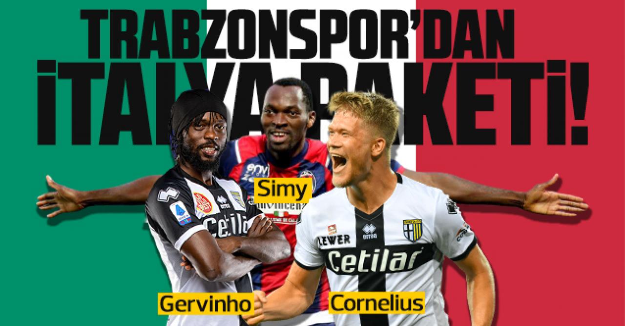 Trabzonspor'dan İtalya paketi: Gervinho, Cornelius ve Simy!