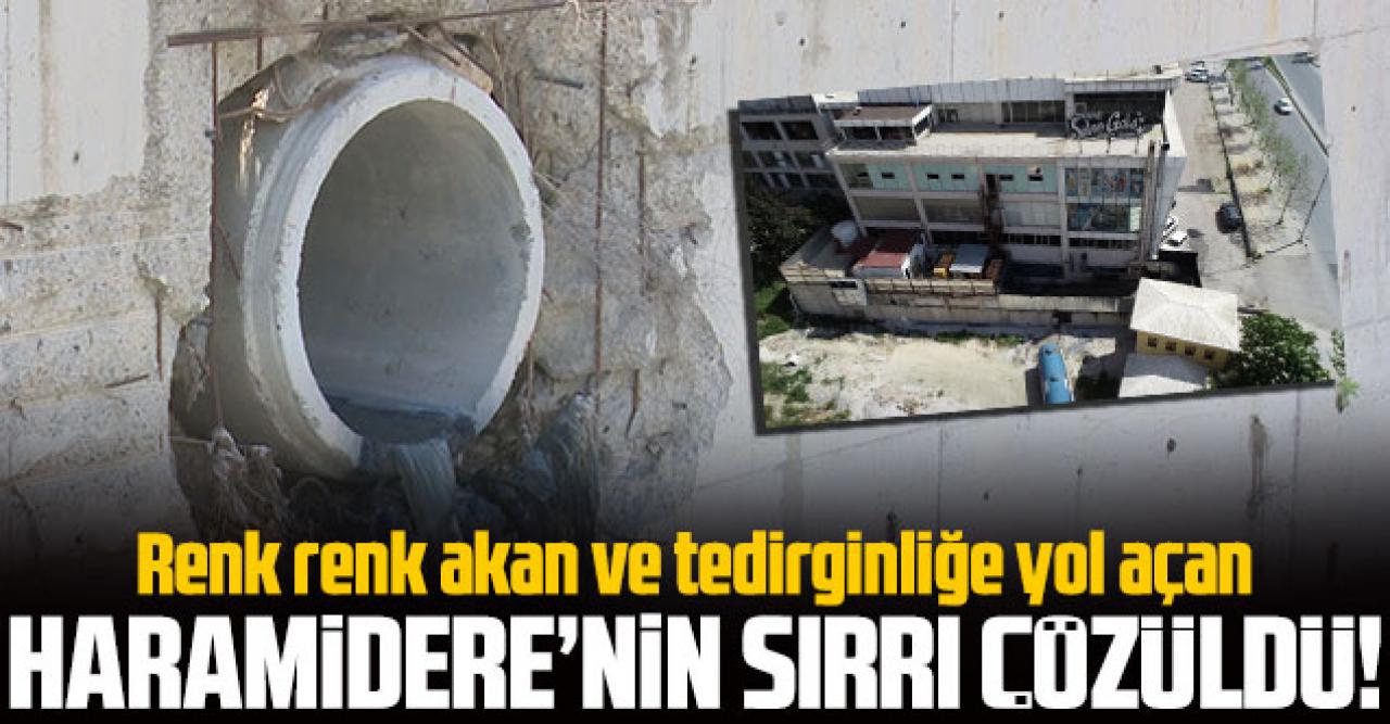 Renkli akan Haramidere'nin sırrı çözüldü