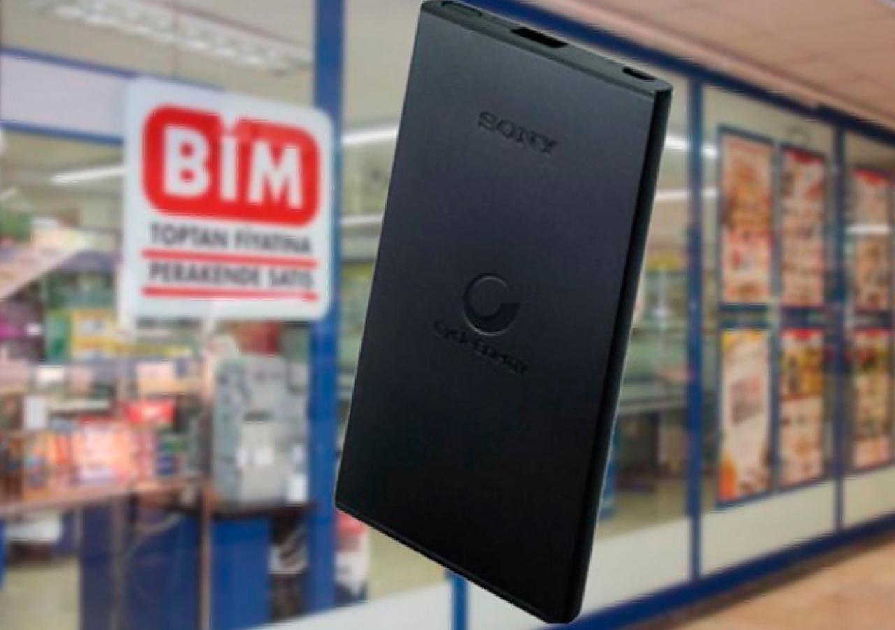 BİM Sony CP-V10BW/CP-V10BB powerbank ile karşınızda