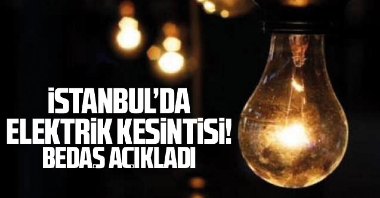 19 Mayıs Çarşamba İstanbul'da su kesintisi! Elektrik neden yok ve ne zaman gelecek?