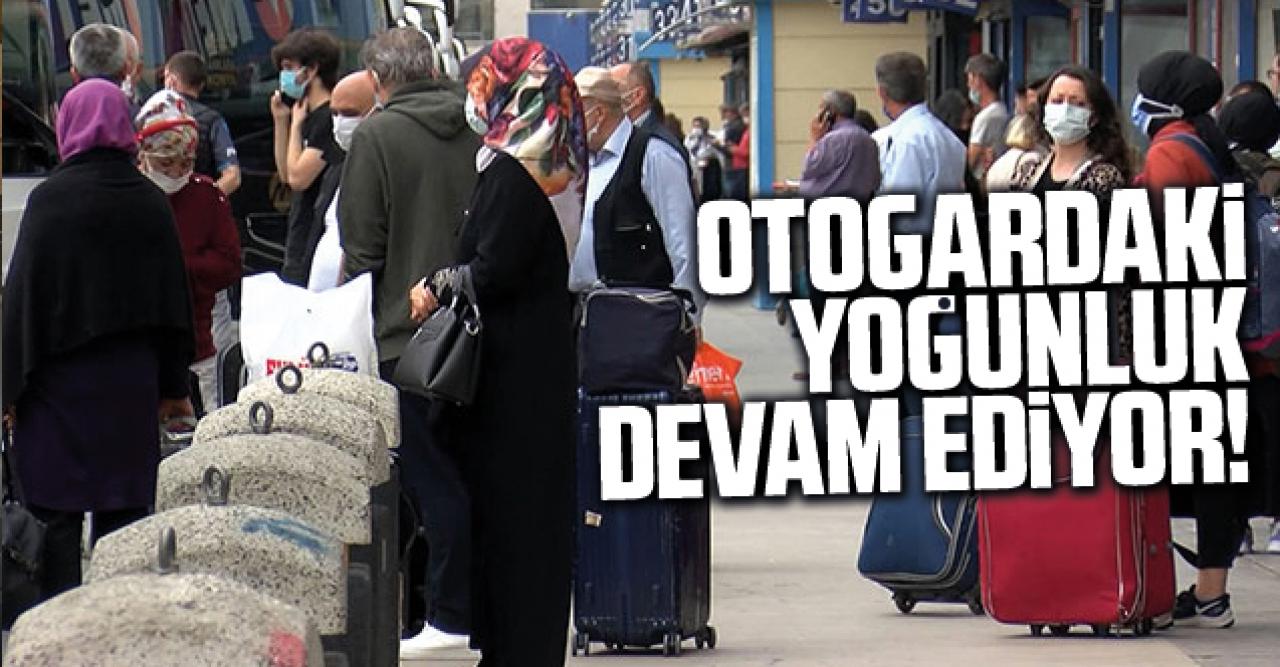 15 Temmuz Demokrasi Otogarı'ndaki yoğunluk devam ediyor