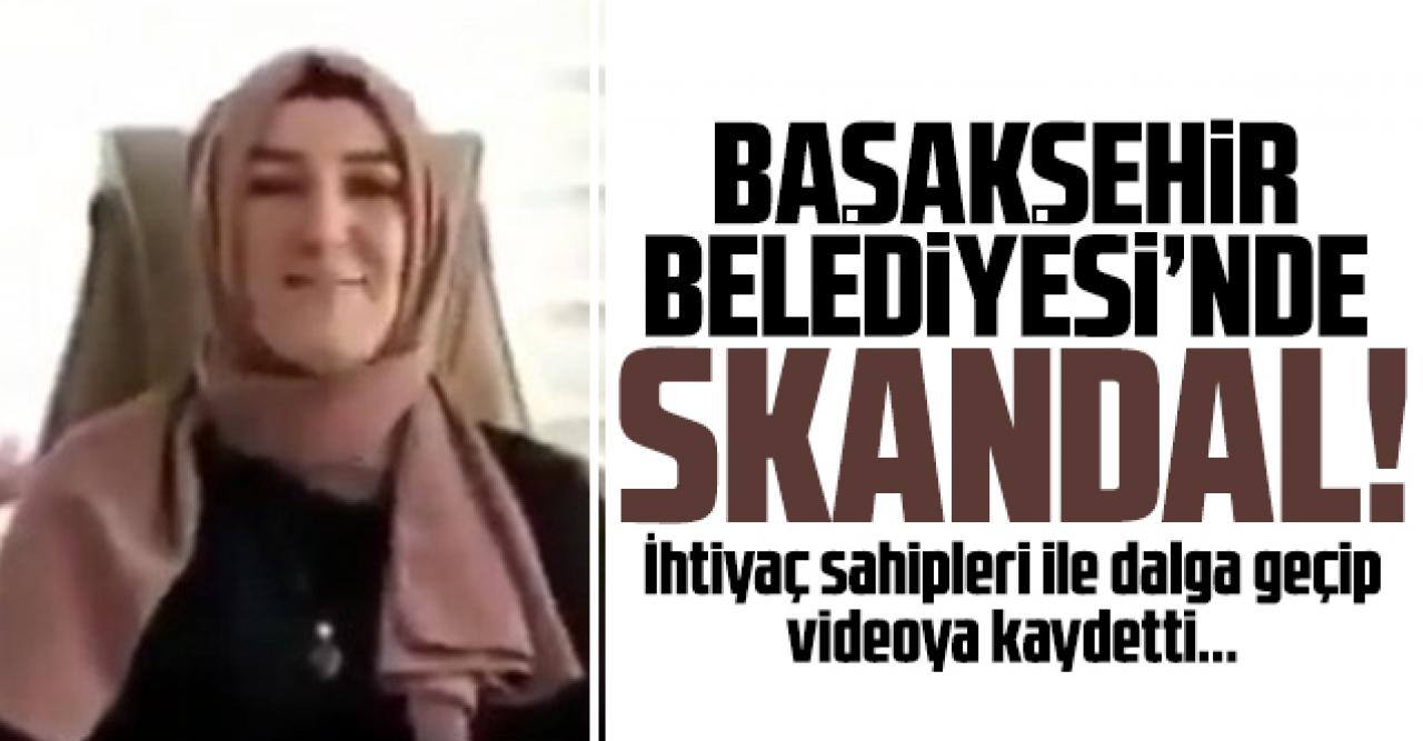 Başakşehir Belediyesi çalışanı Fatma Yüksel ihtiyaç sahipleri ile dalga geçti! O görüntüler sonrası kovuldu