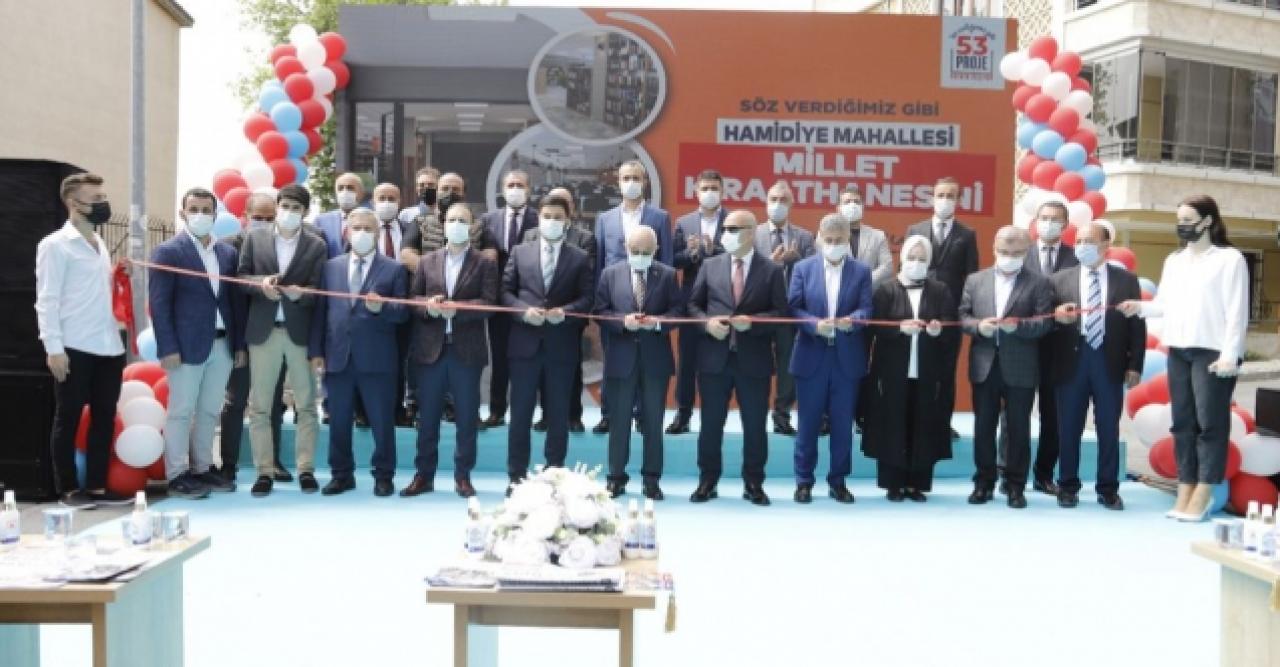 Kağıthane'de Millet Kıraathanesi açıldı