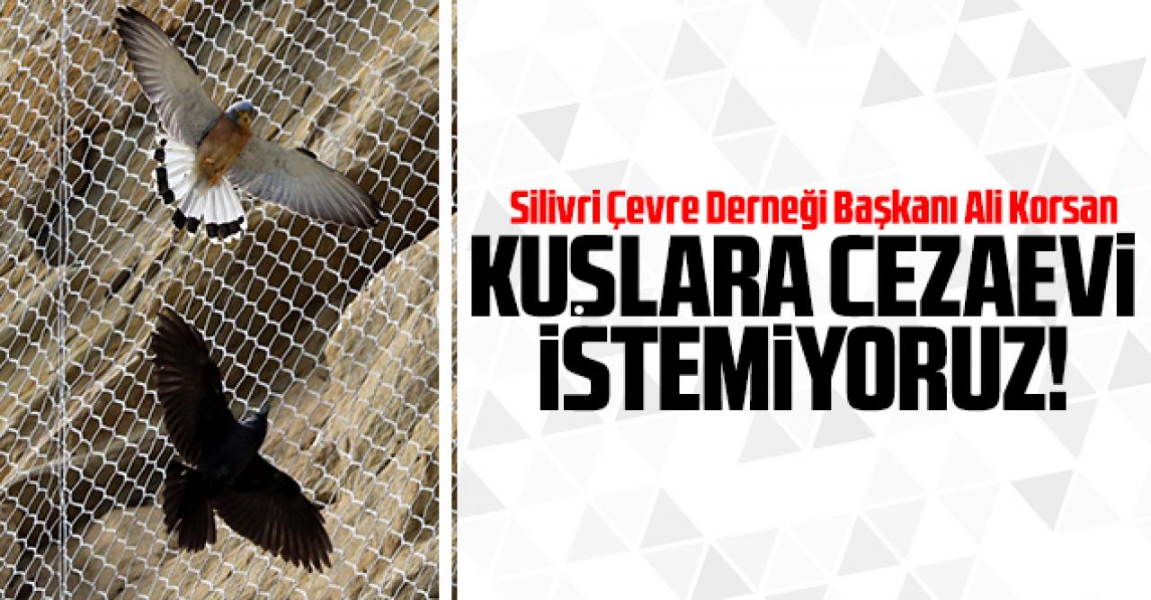 Kuşlara cezaevi istemiyoruz!