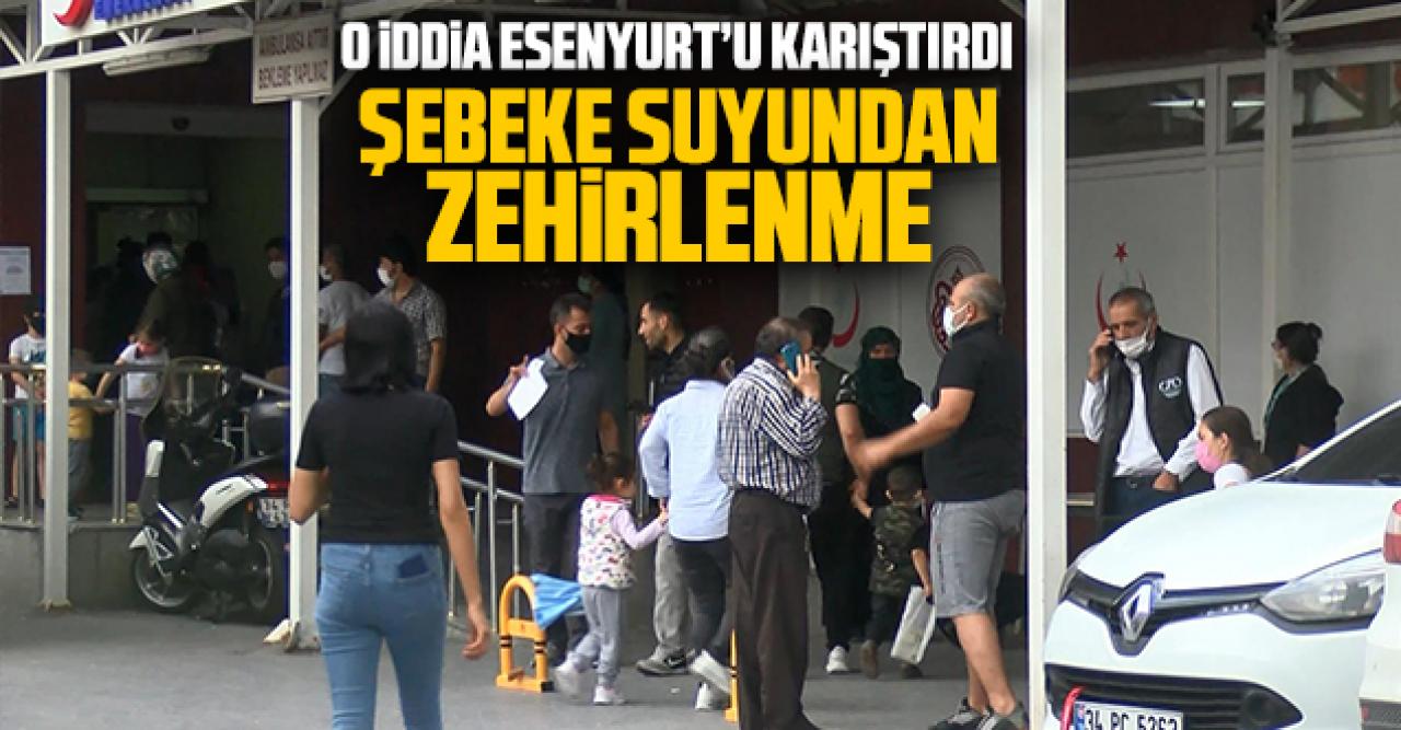 Şebeke suyundan zehirlenme iddiası