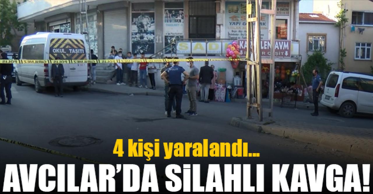 Avcılar'da iki ailenin silahlı kavgasında 4 kişi yaralandı