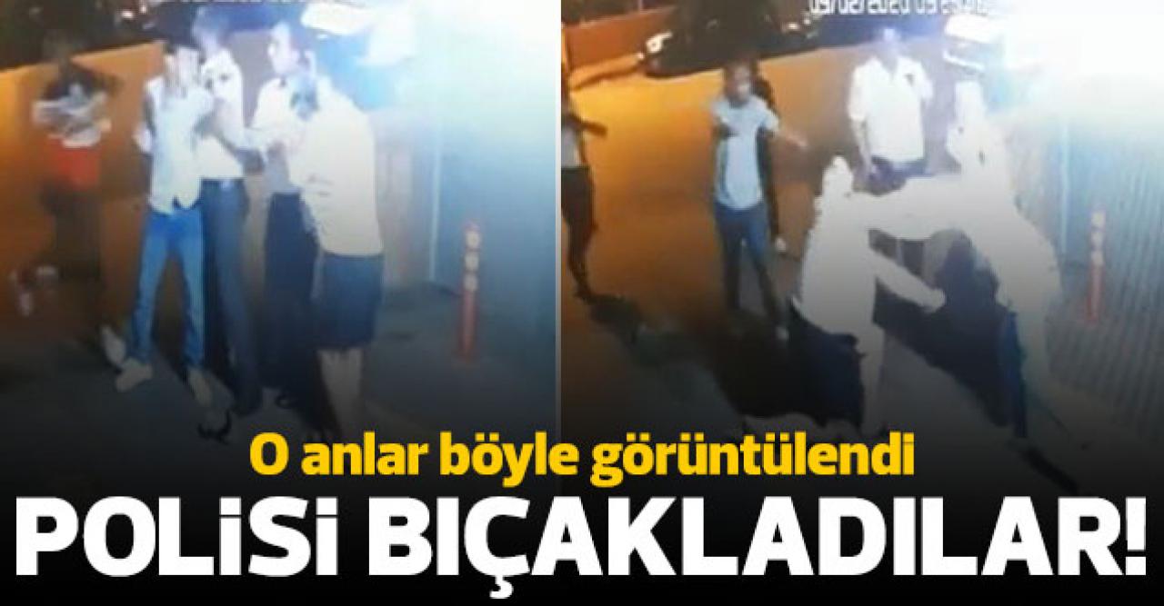 Kadıköy'de polisin bıçaklandığı olayın güvenlik kamerası görüntüleri ortaya çıktı