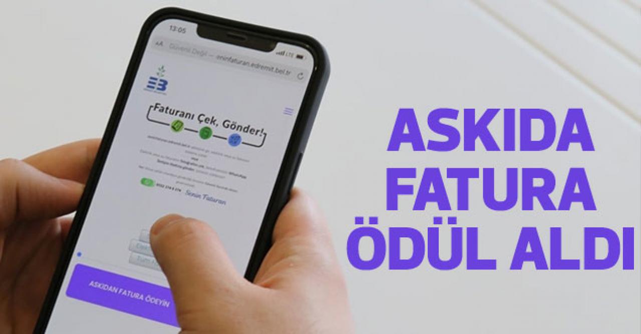 Askıda fatura ödül aldı