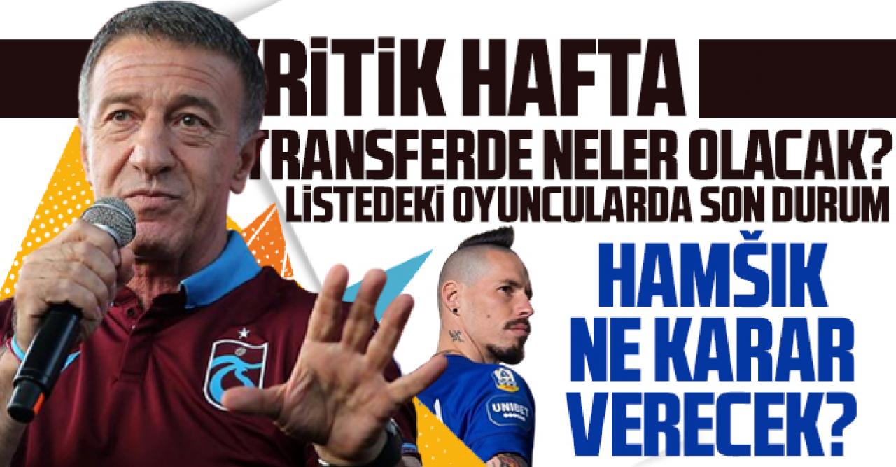 Trabzonspor'da kritik hafta! Yabancı kuralı transferi nasıl etkileyecek? Marek Hamšik ne karar verecek?