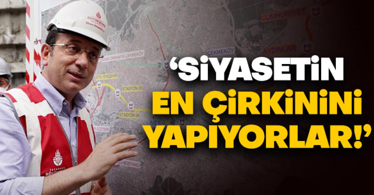 Siyasetin en çirkinini yapıyorlar!