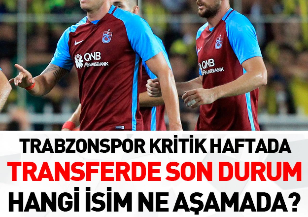 Trabzonspor'da kritik hafta