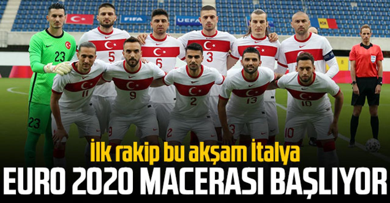 EURO 2020 maceramız başlıyor! Türkiye'nin ilk rakibi İtalya