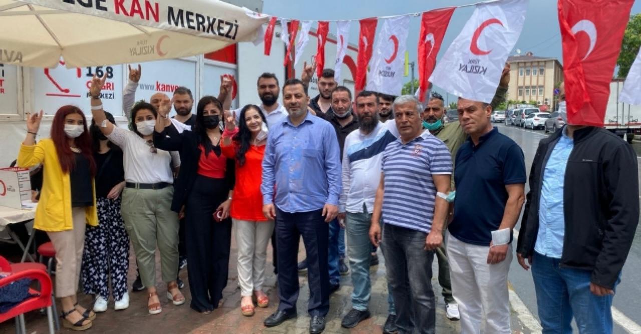 MHP Avcılar İlçe Teşkilatı kan bağışı kampanyasına katıldı