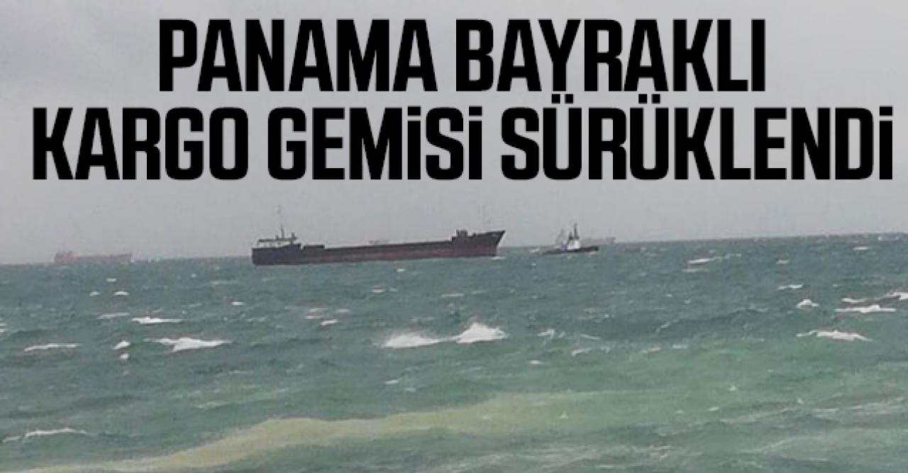 Panama bayraklı kargo gemisi Kartal'da sürüklendi