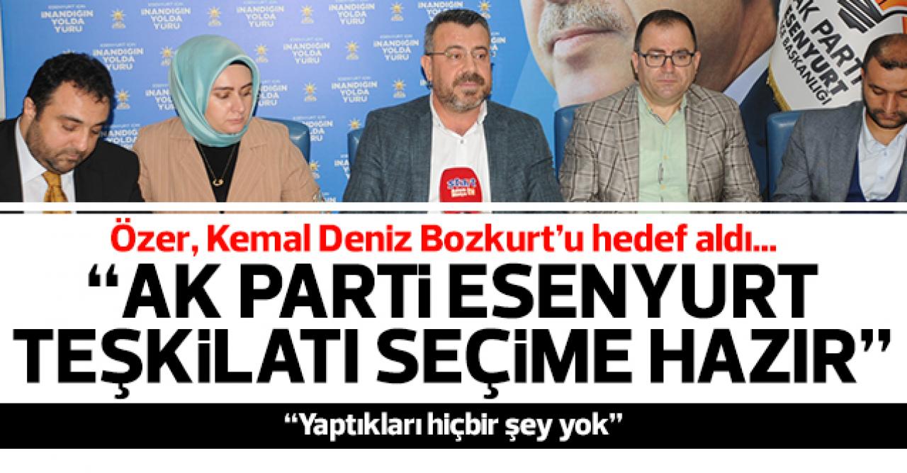 AK Parti Esenyurt İlçe Başkanı Harun Özer: Teşkilat olarak seçime hazırız