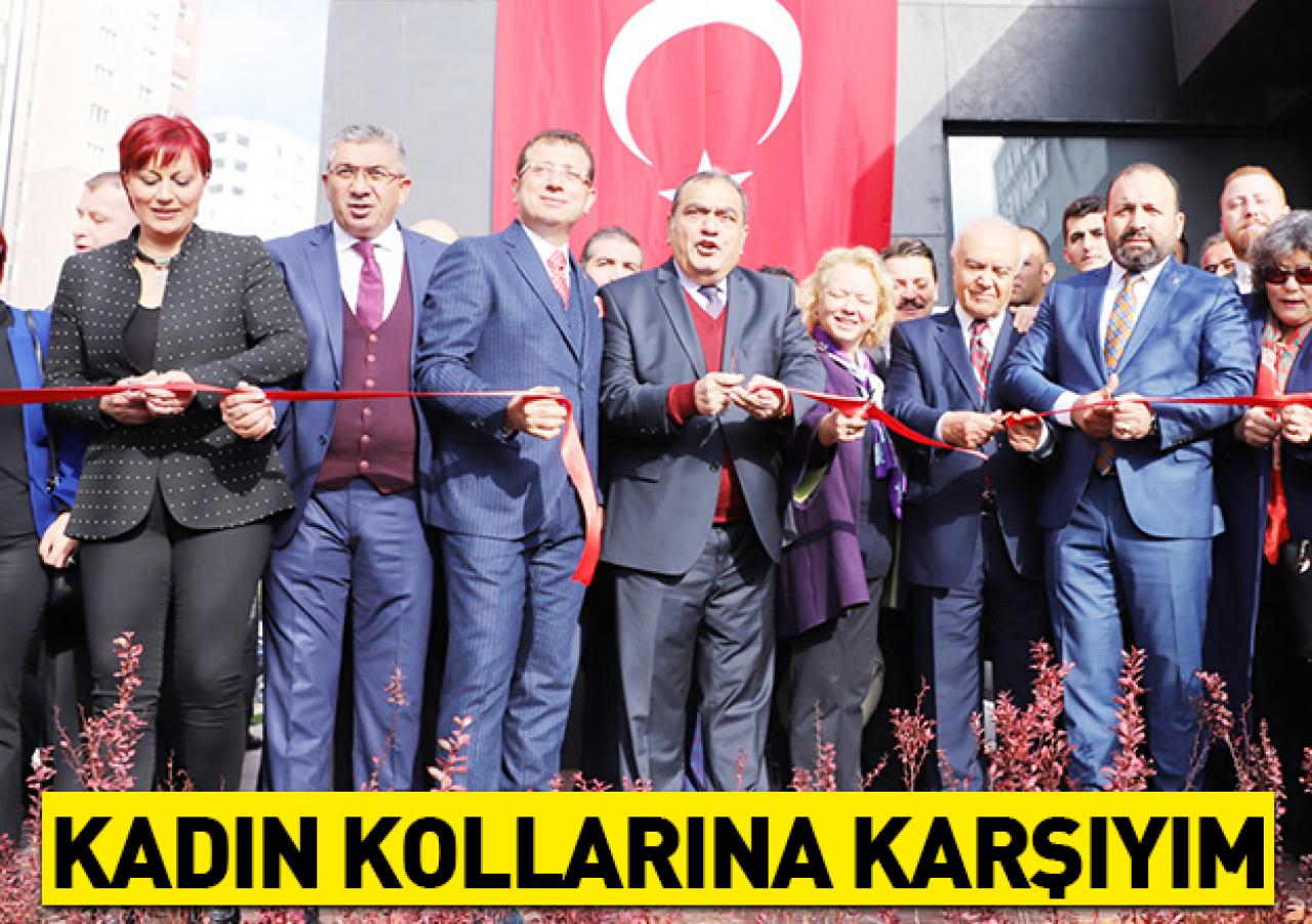 Kadın kollarına karşıyım