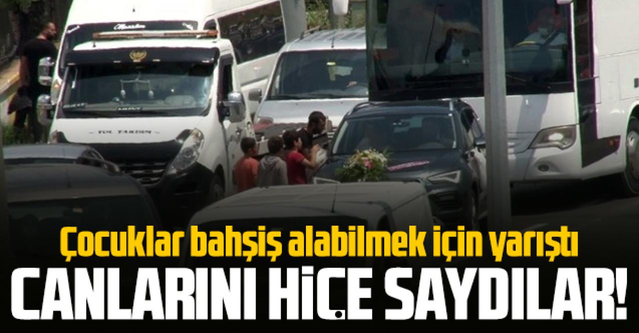 Çocukların bahşiş yarışı